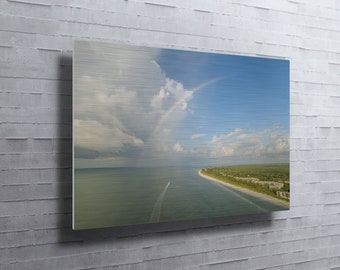 Sanibel Rainbow // Custom Metal Print