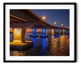 OCNJ Ukraine Tribute // Custom Matte Print // Beautiful Aerial Photography