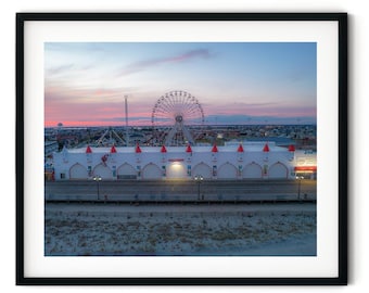Wonderland Pink Sunset // Custom Matte Print // Beautiful Aerial Photography