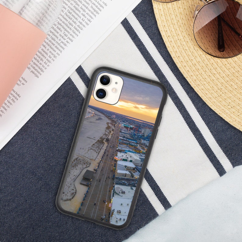 Over the Boardwalk Sunset Custom iPhone Cases Multiple Sizes Available Professional Aerial Photography