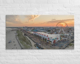 Wonderland Summer Boardwalk // Panoramic Canvas