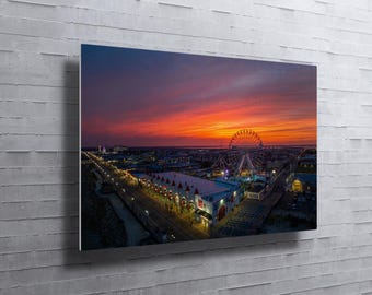 Wonderland Fire Sunset // Metal prints