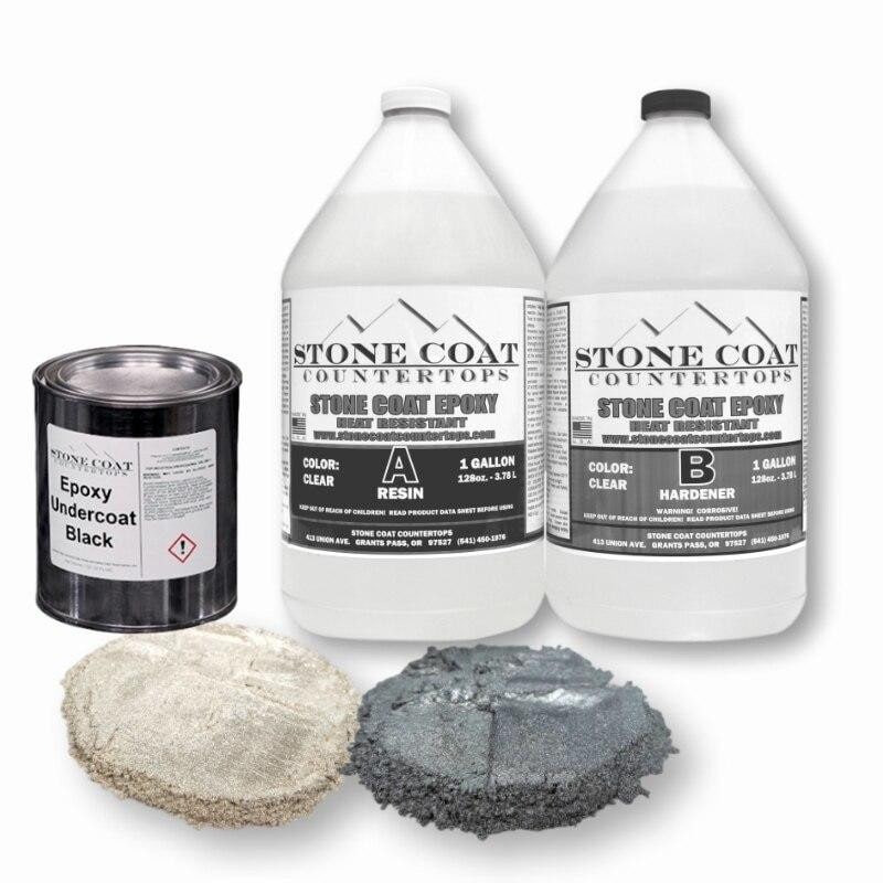 Stone Coat Countertops 4 Gallon Epoxy Resin Kit DIY Countertop Epoxy for  Kitchens, Bathrooms, and Woodworking Heat-resistant Epoxy 