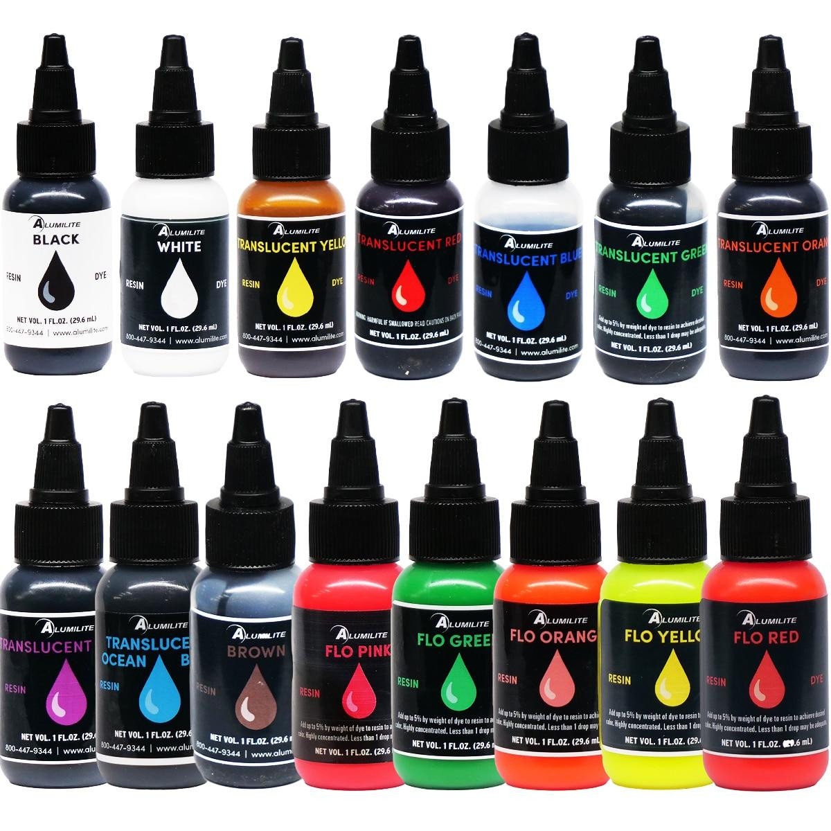 Keda Dye 5 Color Liquid Dye Kit Contains 5 Alcohol Dye Colors in