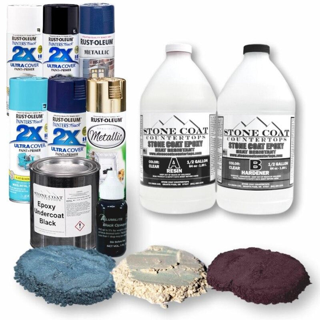 Metallic Pigment Powder | Stone Coat Countertops
