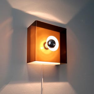 SOLD / Plexiglass space age ceiling lamp / wall lamp, 70s lamp, Space age lamp