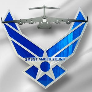 Air Force Emblem with Aircraft
