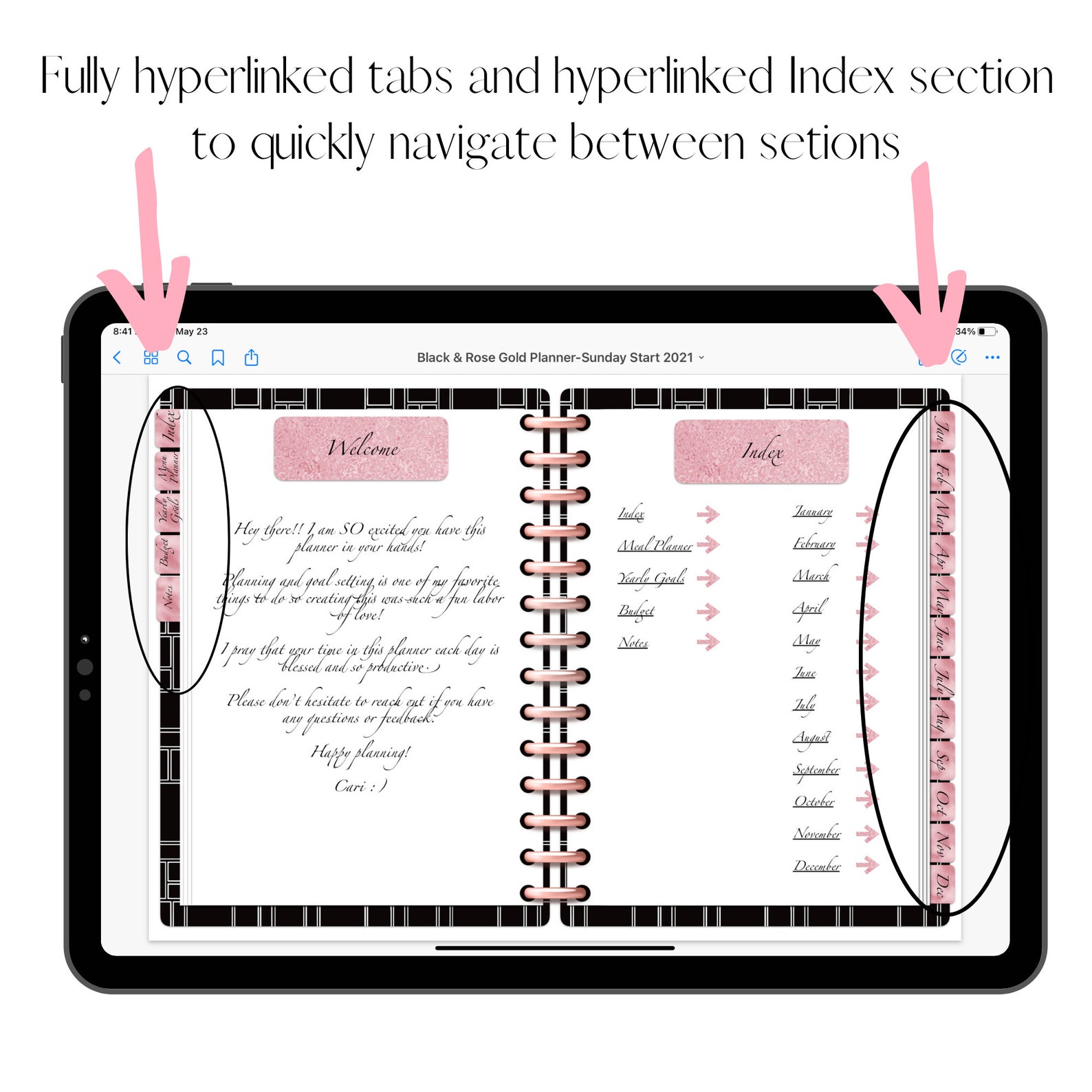 free digital planner pdf 2022 notability