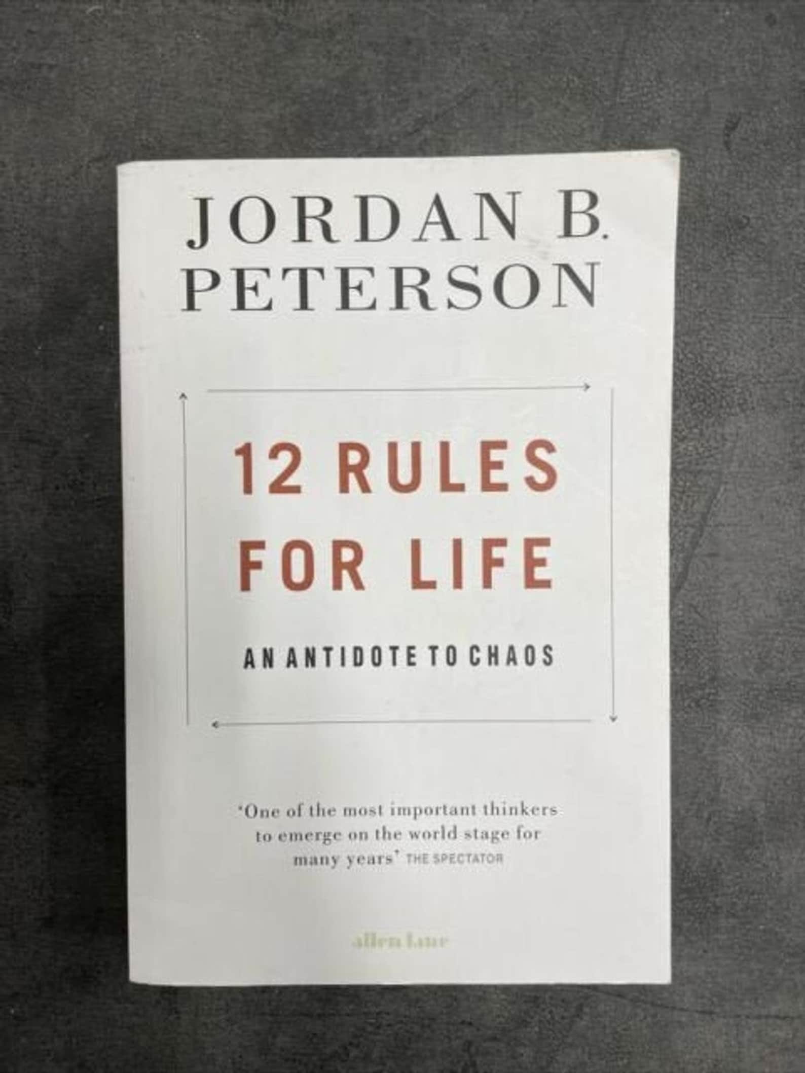 jordan peterson 12 rules for life jordan peterson 12 rules for life
