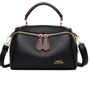 Compact Vegan Leather Crossbody Bag for Women – Adjustable Strap, Multiple Colors