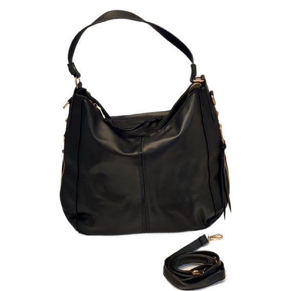 Structured Hobo Shoulder Bag