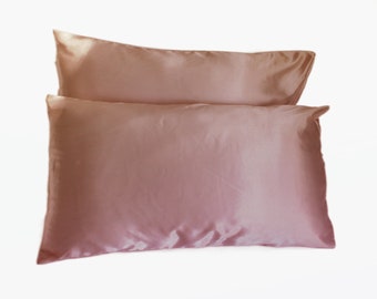 Satin Pillowcase Set: Silky Envelope Closure, Hair & Skin Care
