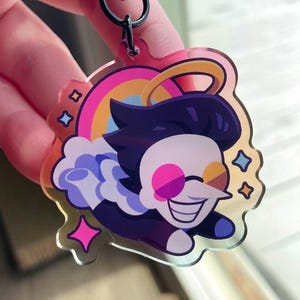 Dealmaker | 2.5&quot; Double Sided Spamton Acrylic Charm