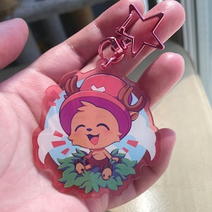 Sunny Day Chopper | 2.5&quot; Double Sided Acrylic Charm | Tony Tony Chopper | One Piece