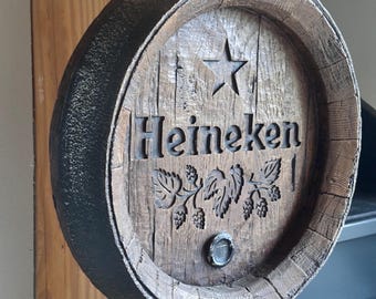 Rara decoração de parede da Heineken