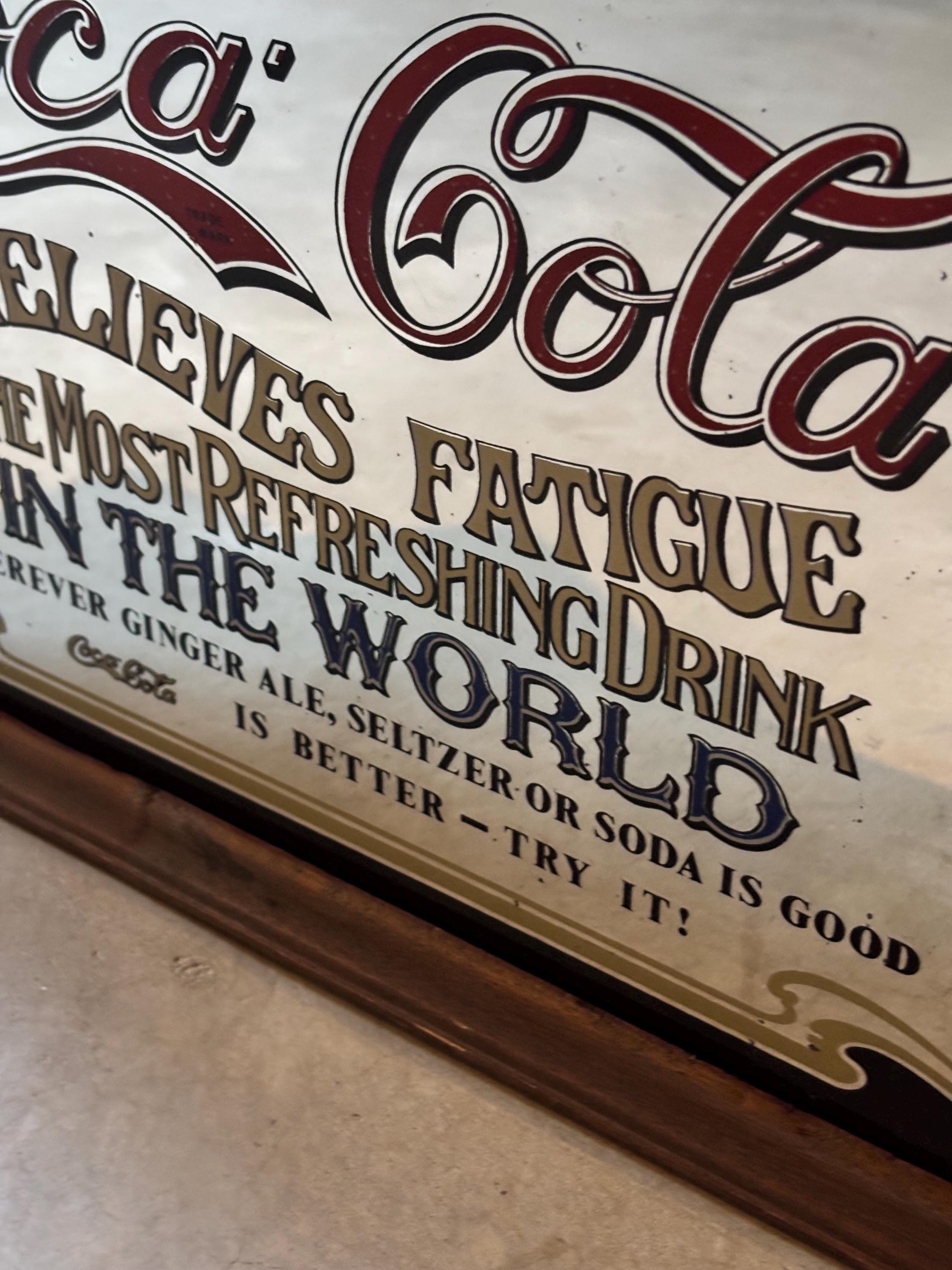 Vintage Coca Cola Advertising Mirror - Etsy