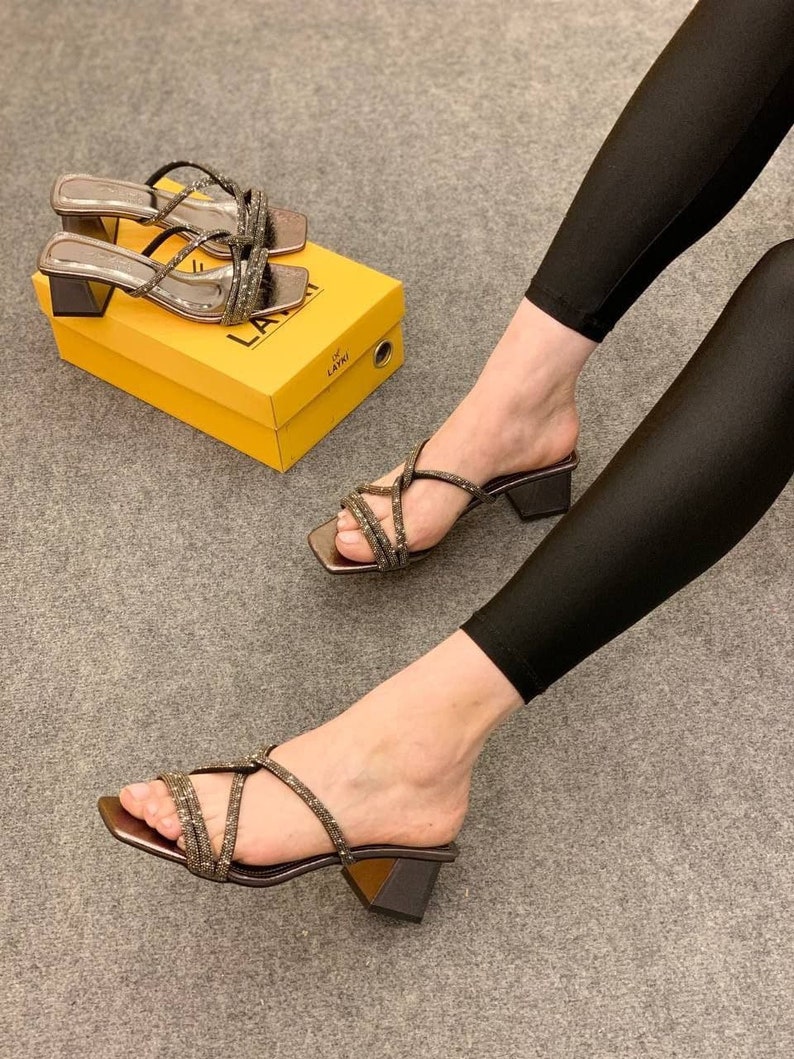 Clogs Heel Clogs Women/'s Clogs Leather Sandals Heel Women Shoes Sandals Women Summer Shoes women/'s fashion shoes from LAYKI A#252