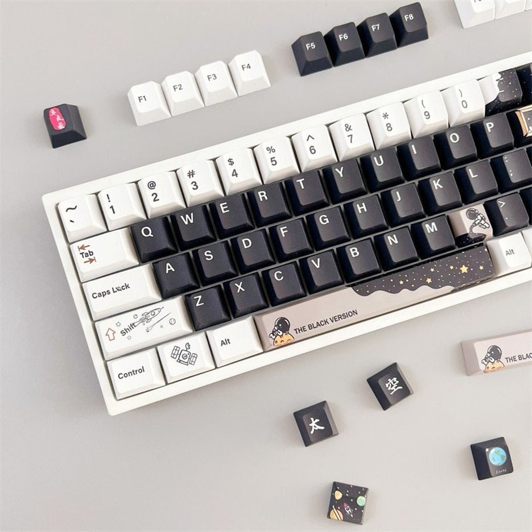 Solar System Key Cap Solar System Planetarium Keycap Set Mechanical Keyboard 138 MX Switch ...