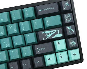 Nautilus Terror Keycap Set Mechanical Keyboard (135) MX Switch Cherry Profile PBT with Keycap Puller