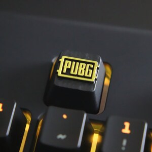 PUBG keycap,artisan keycap,resin keycap,custom handmade keycap, metal keycaps cherry mx keycap r4