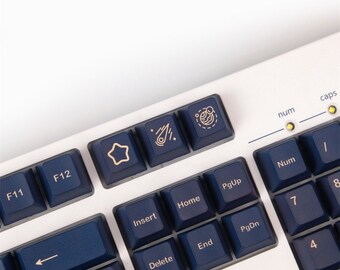 Astrology Star Keycap Set Mechanical Keyboard (131) MX Switch Cherry Profile PBT with Keycap Puller