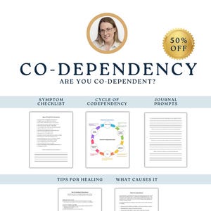 Co-Dependency Worksheets, Tips for Healing, Journal Prompts