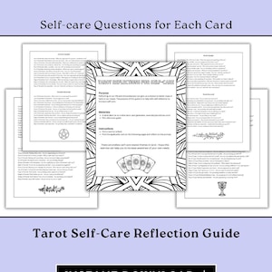 Preguntas de autocuidado del tarot, elige una carta, sugerencias del tarot