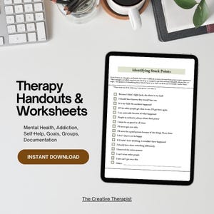 Gruppentherapie Arbeitsblätter. Psychische Gesundheit. Sucht. Kommunikationsfähigkeit. Druckbare Therapie-Werkzeuge. Sofort Download PDF. Bild 5