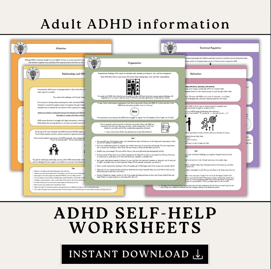 Adult ADHD Information, Tips for Adults With Adult Attention Deficit ...
