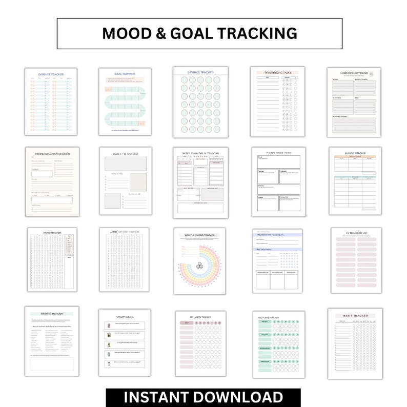 Therapy Worksheet Bundle | Group, Individual, Counselor Resources (PDF ...