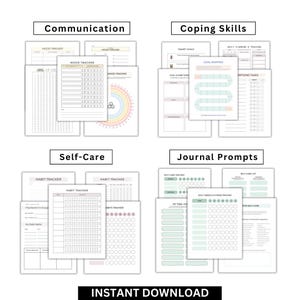 Ultimate Therapy Worksheet Bundle | Group and Individual Handout ...