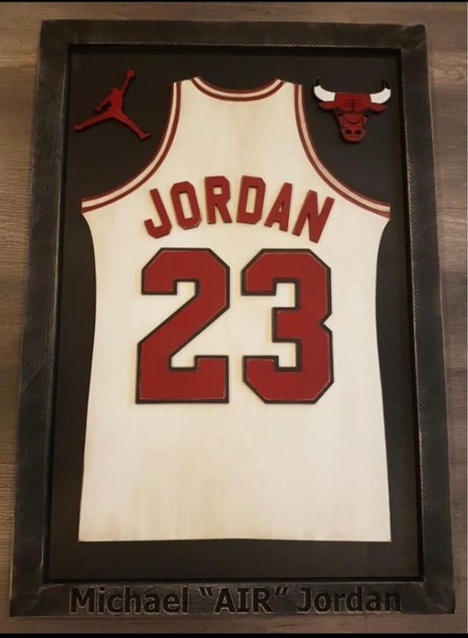 Laser Cut Painted Wood NBA Jersey Etsy Basketball jersey cutouts set of 12