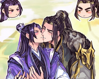 MDZS Print + Stickers | A6 | MingCheng Set