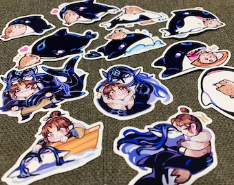 SVSSS Stickers | MobeiOrca and Selkiehua