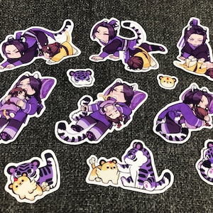 Mo Dao Zu Shi Stickers | 3" x 2" | Jiujiu and Jin Ling