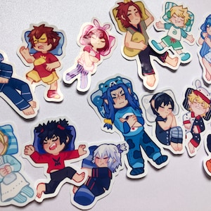 Kingdom Hearts-stickers | 2,5 x 1,5 inch | Slapertjes