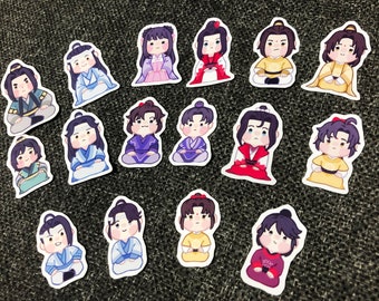 Naklejki Mo Dao Zu Shi | 2" x 1" | Pierogi (+Yi City Gang!)