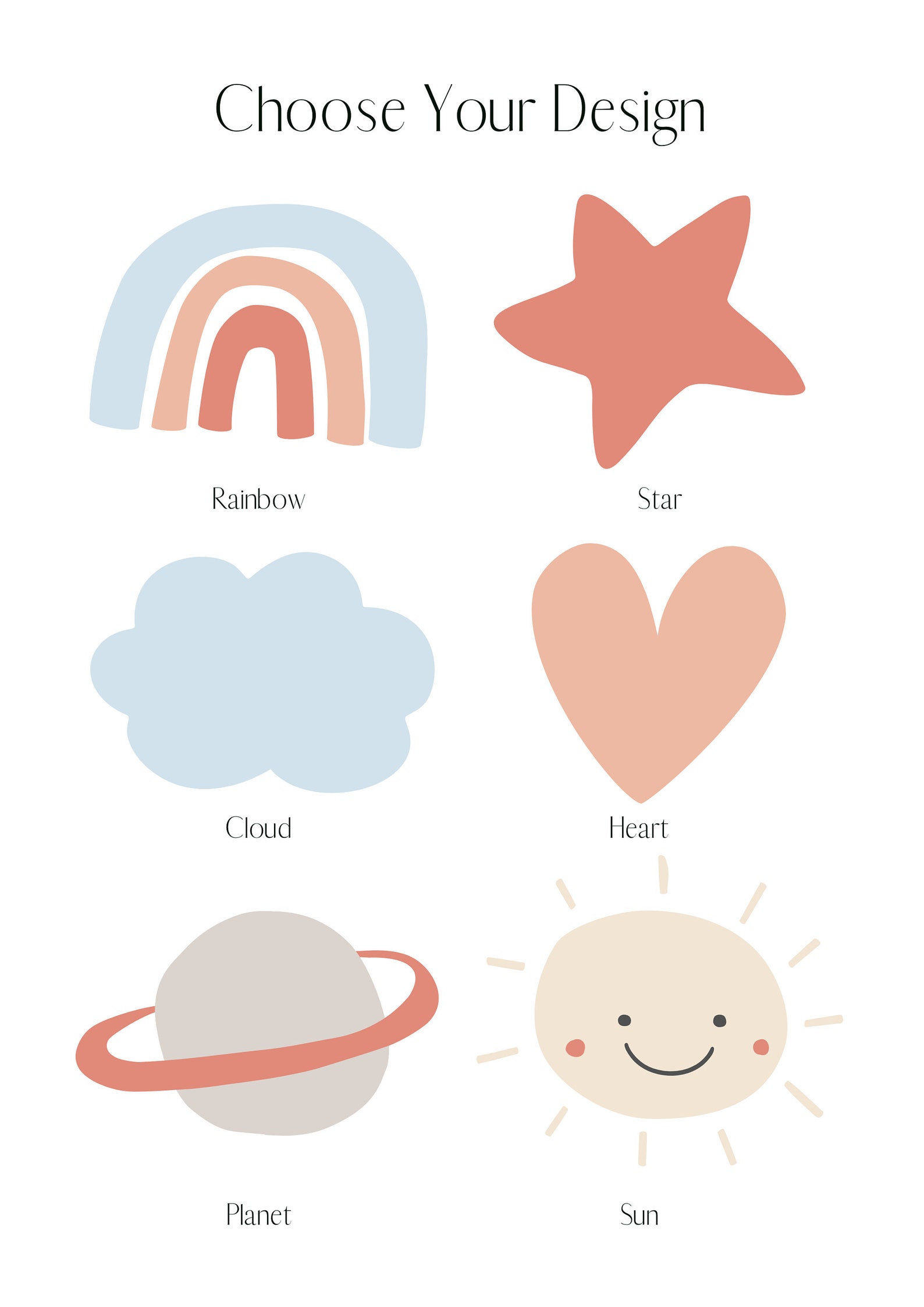 Custom Pastel Kids Name Print Custom Name Art Kids Room Name Etsy