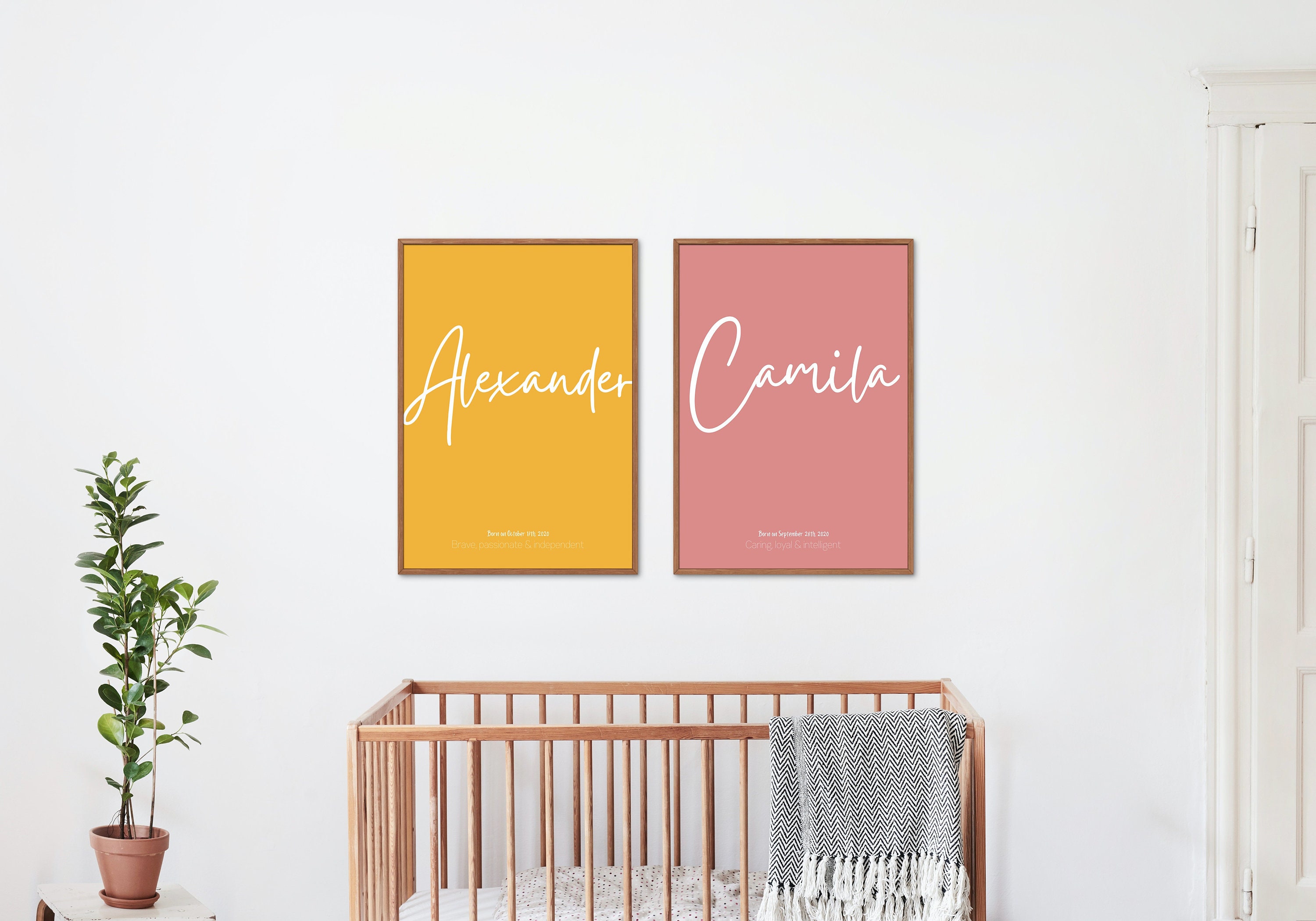 Custom Kids Name Print, Custom Name Art, Kids Room Name Art, Nursery