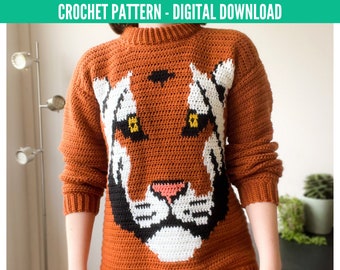 Tiger Sweater Crochet Pattern