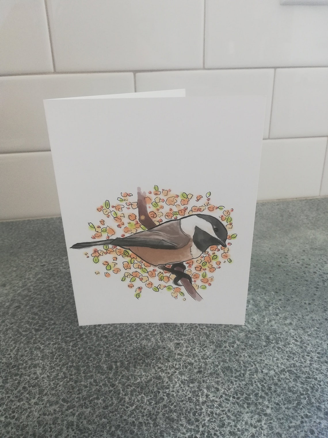 Watercolor Bird greeting card set Etsy