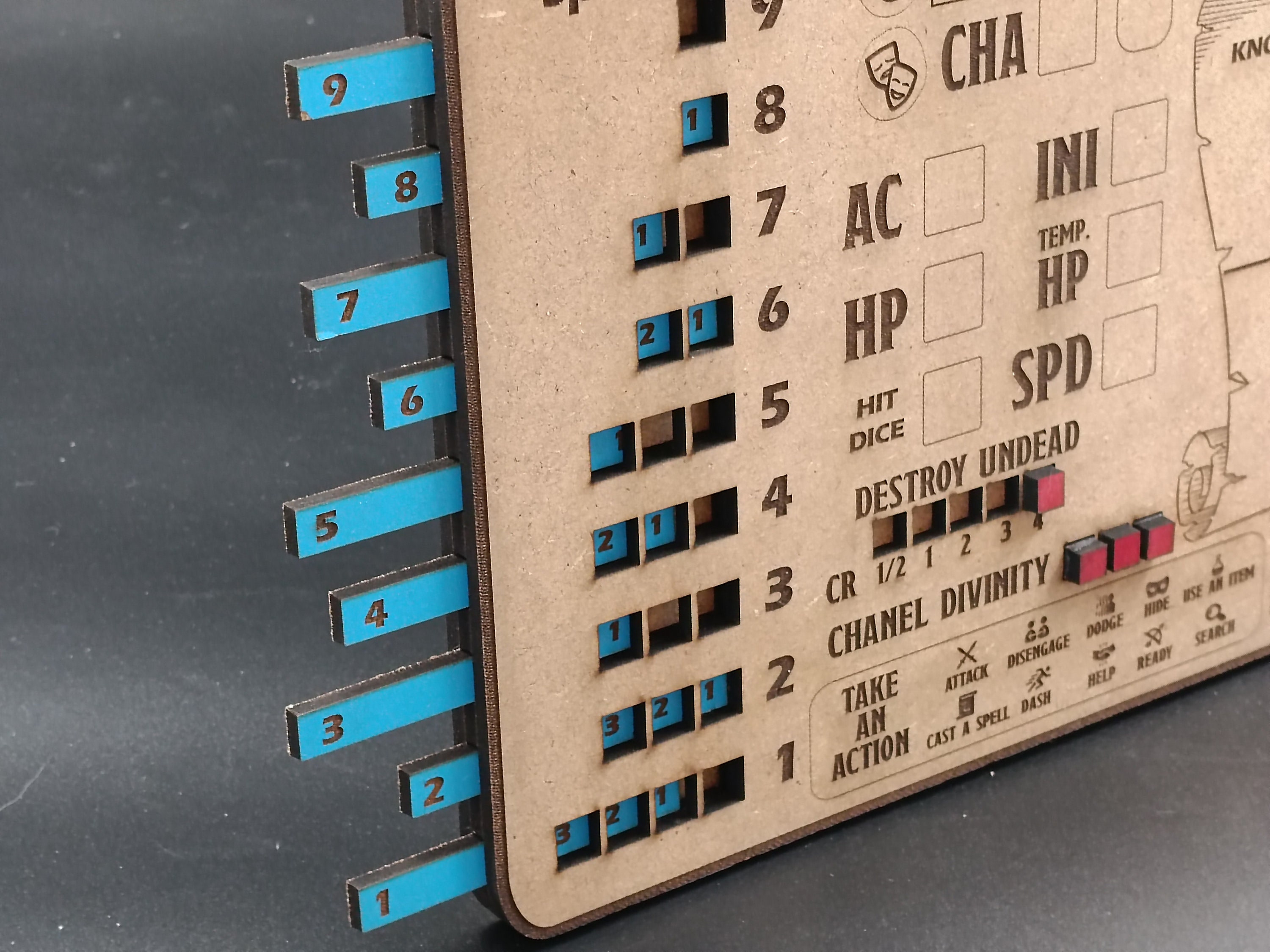 Dnd CLERIC Class Character Tracker Character Sheet Spell Slots Dnd cleric class character tracker character sheet spell slots