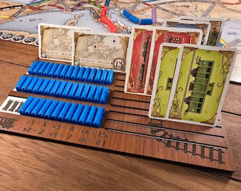 Dashboard del giocatore di Ticket To Ride - Organizzatore di giochi da tavolo - Giochi da tavolo