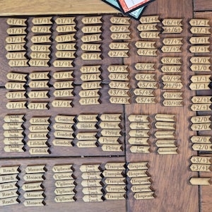 150x Magic The Gathering MTG Counters - Small or Large Size - Tabletop Rpg - Laser Cut