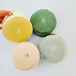 Perfect for Holidays,Thanksgiving|Christmas|Personalized Smooth Velvet Travel Oraganizer| Perfect Gift for Bridesmaids|Wedding|