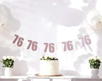Custom Gold Glitter Banner: Birthday, Engagement, Proposal