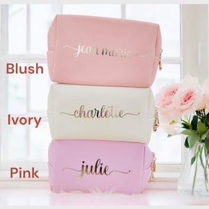 Benutzerdefinierte Make-up-Tasche, Reise-Make-up-Tasche, Geschenk für sie Brautjungfer Vorschlag, Teengirls Geschenk, Reise-Kulturbeutel, Accessoire-Tasche, Muttertag