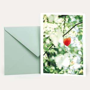 Nel cuore, biglietto pieghevole, biglietti con cuore, amore, farfalla, ricordo, congratulazioni, biglietto regalo, belle carte