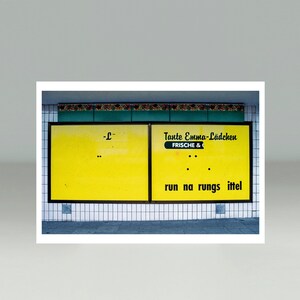 Tante Emma Laden, Geschenkekarten, Postkarte, Gutschein, Grußkarte, Typografie, coole Karte