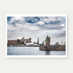 En el extranjero, puerto, postal, Bremen, postales, tarjetas de felicitación, postales fotográficas, buenas tarjetas